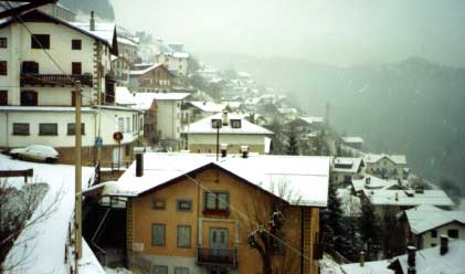 La neve...