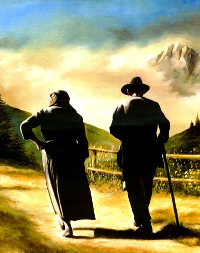 Giovanni De Bettin - Tramonto del giorno e... della vita - 1983