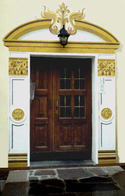 Fregio di Luigi Regianini, in via Casanova
